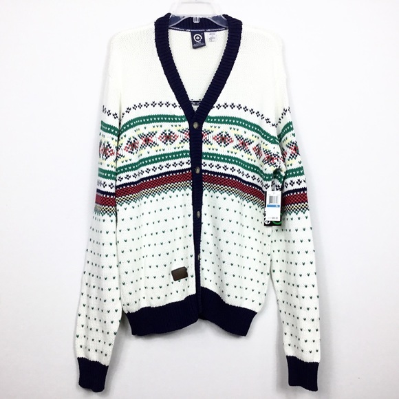 Lrg Other - NWT Mens LRG Knit Holiday Christmas Cardigan